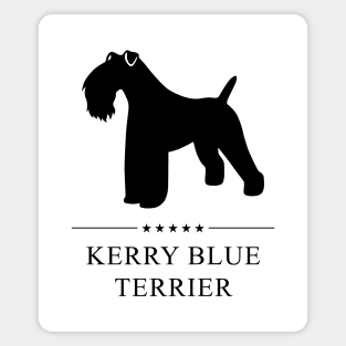 Kerry Blue Terrier Black Silhouette Magnet